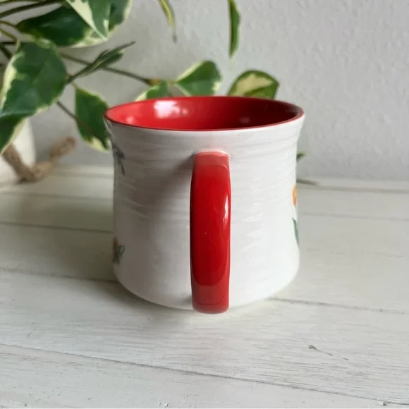 Nathalie Lete for Anthropologie Bouquet Monogram Letter “C” Mug Coffee Tea - Picture 4 of 6